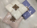 包邮外贸原单素色纯棉浮雕毛巾被 床单 日韩风毛巾被 夏季特促