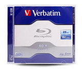 威宝Verbatim蓝鲸 25GB 6X BD-R单片盒装高清蓝光刻录盘 空白碟片