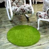 加厚记忆棉圆形地毯瑜伽健身垫纯色房间家用小地毯吊篮电脑椅地垫