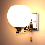 壁灯床头现代简约创意led墙壁灯温馨卧室客厅过道圆形带灯具灯饰