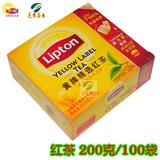 【芭恩茶业】立顿/Lipton S100袋泡茶包黄牌精选红茶 100袋/200克