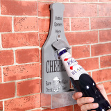 工业风创意家居啤酒开瓶器工艺品酒吧铁艺立体挂件厨房墙上装饰品
