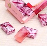 韩国进口糖果 乐天草莓味润喉糖 水果薄荷糖 硬糖清凉润喉38g
