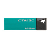 金士顿 DTM30 128gu盘usb3.0超薄金属防水 高速u盘128G