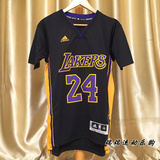 正品NBA新赛季篮球服 湖人队24号科比短袖球衣 运动训练T恤 SW版