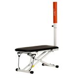 热销福气衡康金属折叠式拉筋凳多功能健身椅拉筋床非实木板保健器