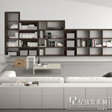 星星软装-意大利北欧现代pianca简约 家居卧室客厅设计板式家具