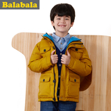 巴拉巴拉童装男童羽绒服中大童儿童冬季外套2015年男儿童冬装新款