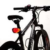 骑行装备W01-2 山地自行车尾灯 爆闪智能转向警示安全尾灯
