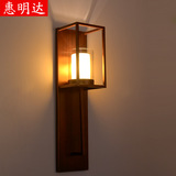 新中式壁灯 现代简约过道走廊灯客厅书房布艺温馨卧室床头灯禅意