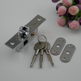 双面十字钥匙移门锁 塑钢门锁 推拉门隐形门锁 铝合金移门勾锁