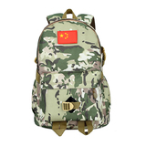 特价多色迷彩国旗双肩包中国风背包中小学生书包休闲户外男女背包