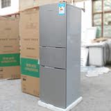 Ronshen/容声三门冰箱BCD-202M/TC-HS61不锈钢面板新款节能冰箱