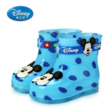 雨靴塑胶迪士尼水鞋儿童雨鞋包邮2015萌童学步鞋幼小童加棉保暖