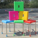 特价包邮塑料凳子不锈钢宜家加厚型时尚创意批发高凳儿童矮方凳子