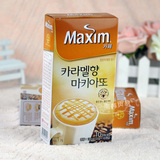 韩国 Maxim 麦馨焦糖玛奇朵卡布奇诺速溶咖啡 麦芽味卡布基诺咖啡