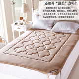 正品加厚 保暖珊瑚绒榻榻米防滑双人单人可折叠床辱子 软床垫特价