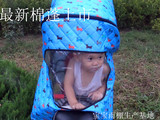 最新加大宝宝儿童后置折叠座椅棉棚电动车推车后置防风雨棚子遮阳