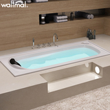 沃特玛 亚克力嵌入式小浴缸浴盆 小户型1.35 1.45 1.55 1.67米