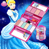 迪士尼公主儿童化妆品彩妆套装盒粉盒表演舞会女孩礼物玩具无毒