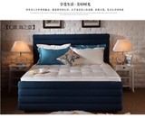 美式可定制软包床 1.5m1.8米双人床 现代简约家具实木框架布艺床