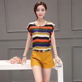 夏天夏季短裤套装女韩版显瘦两件套夏装时尚潮气质18-25-35周岁