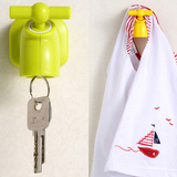 创意水龙头磁性钥匙吸 水龙头包包挂钩  磁铁钥匙挂挂钩 饰品收纳