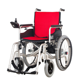 好哥手电两用电动轮椅大轮带坐便轻便折叠铝合金老年人残疾代步车