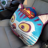 年末特价包邮喵星人猫咪抱枕车载居家猫头靠垫可拆洗 生日礼物