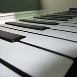 成人练习MIDI键盘和旋手卷钢琴61键加厚专业版USB电子折叠软钢琴