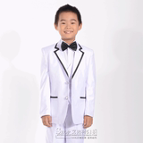 2014童装条纹儿童礼服套装 男女童西装校服6件套韩版修身小西服潮