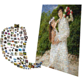 相框摆台马赛克拼图照片制作结婚礼物定制格子墙 装饰画情侣告白