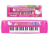 韩国代购 儿童玩具全球购 粉色日本KT小猫 女童宝学练电子琴 钢琴
