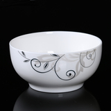 陶瓷骨瓷碗4.5英寸韩式碗骨瓷米饭碗菜碗汤碗面碗微波炉餐具套装