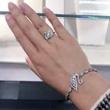 施华洛世奇专柜正品 2016新款天鹅水晶戒指5190123 女款指环