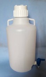 塑料下口瓶 塑料放水桶 液体桶 带水龙头10000毫升/10L 耐高温 PE