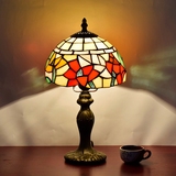 欧式创意个性卧室床头台灯美式蒂凡尼艺术玻璃小号酒吧餐厅装饰灯