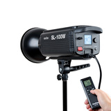 神牛SL100W太阳灯LED摄影摄像灯视频灯光 摄影棚实景棚拍摄
