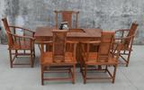 客厅红木茶桌 仿古中式 花梨木茶桌椅组合全实木茶几功夫休闲茶桌