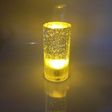 LED圆柱气泡柱水晶吧台酒吧可充电小台灯订做LOGO酒吧桌灯服务灯