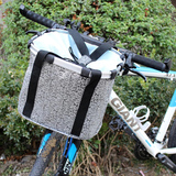 山地折叠自行车车筐 便捷式铝合金挂篮车篓车前包 骑行装备配件