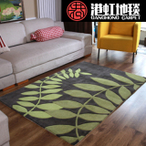 港虹 地毯客厅 茶几垫家用长方形现代简约美式乡村 手工腈纶地毯