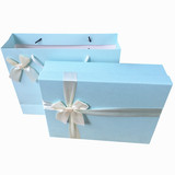 特价长方形蓝色礼品生日礼品盒围巾盒丝巾盒化妆品盒情节人礼物盒