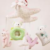 韩国婴儿床铃床挂旋转音乐旋转益智宝宝婴童环保卡通玩具礼品包邮