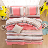 棉儿童床上用品全棉卡通床单床笠被套三件套四件套圆床订制定做纯