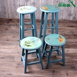 凳时尚创意椅子简约餐桌凳小板凳凳子实木圆凳家用矮