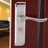 安全防护不锈钢室内门锁简约卧室木门锁具机械执手锁钢木门五家用