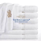 FRETTE客供丽兹卡尔顿五星级酒店纯棉加大加厚成人面巾毛巾浴巾