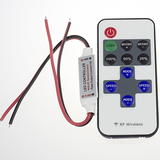 红外控制器 LED单色灯带12A迷你调光器 12V灯带专用 RF遥控器