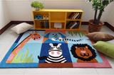 简约现代可爱儿童房卡通地毯游戏毯爬行垫客厅卧室床边定制包邮